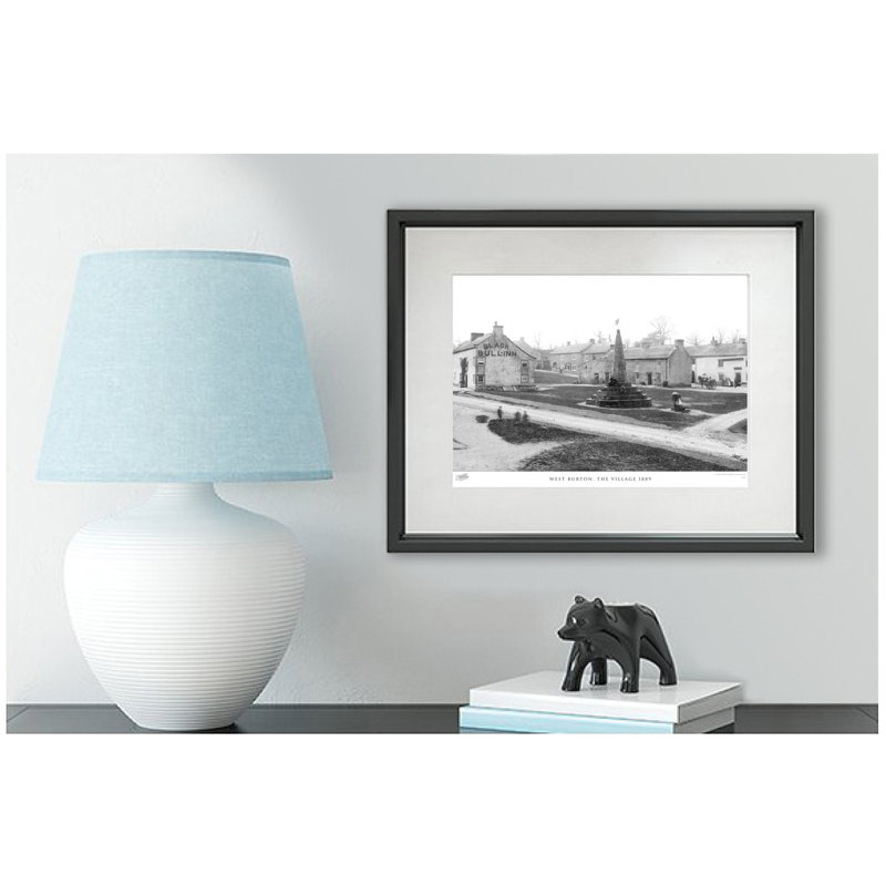 West Burton, The Village 1889 by Francis Frith - Single Picture Frame Print, 45cm H x 60cm W x 2.3cm D