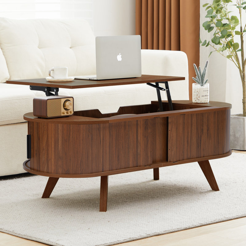 Sereen 47" Lift Top Coffee Table, Brown