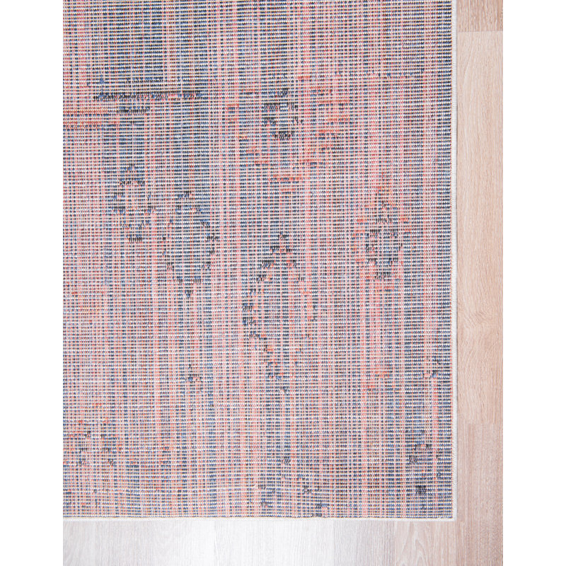 Tapis bleu clair Jorelus, Tapis de couloir 2 pi 7 po x 10 pi