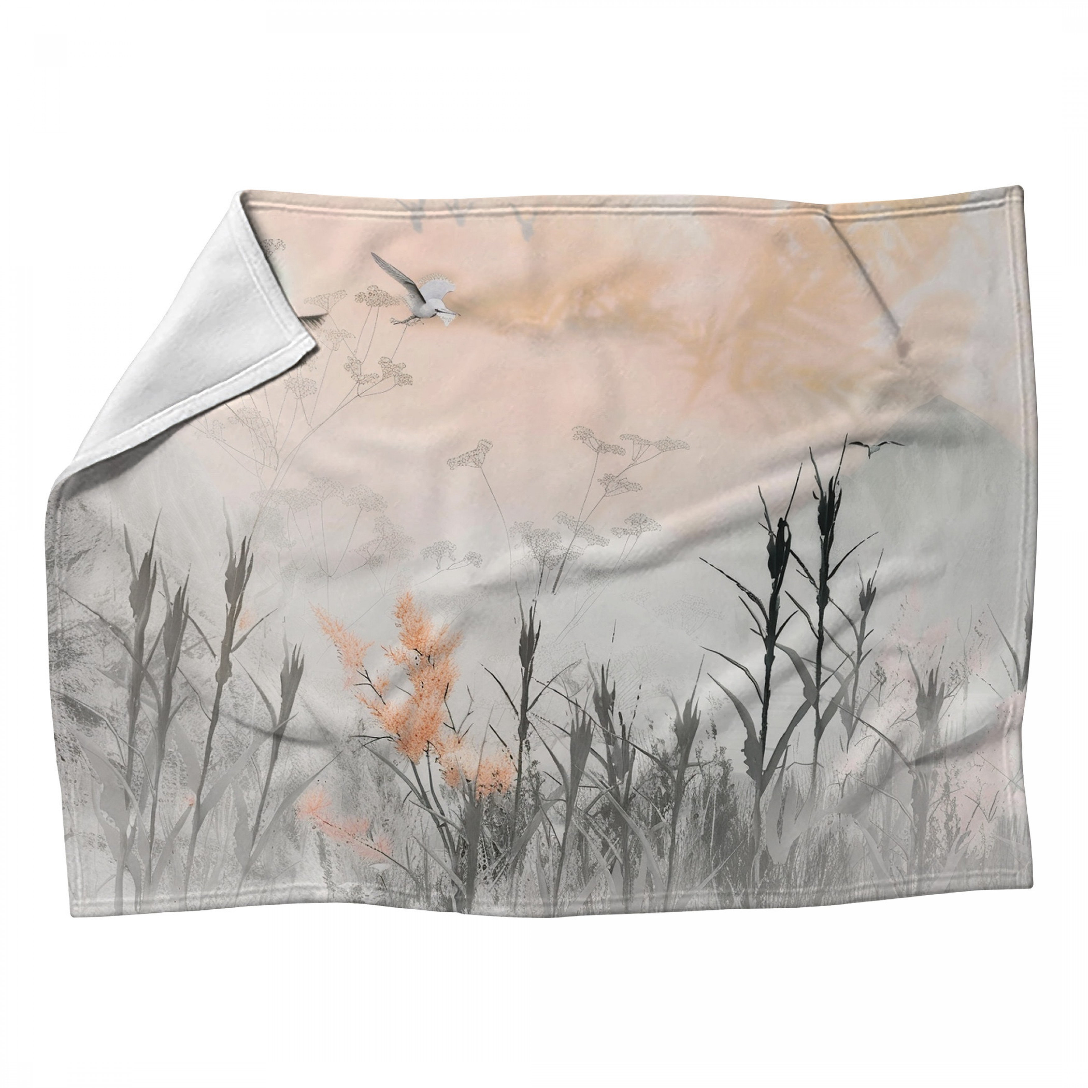 Sunset Landscape Throw Blanket main image 1