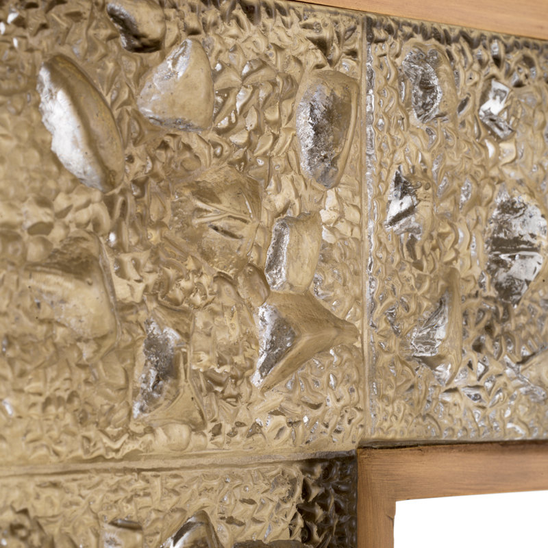 Mellot Square Brass Wall Mirror