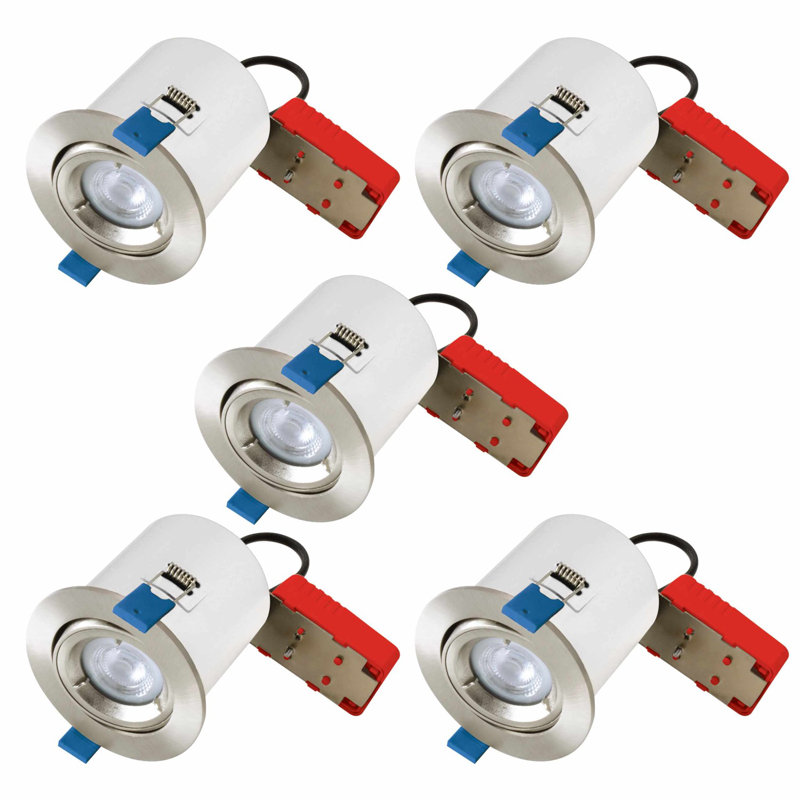 Tatianina 9.6cm Recessed Lighting Kit, Satin Chrome