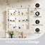Armoire de rangement murale avec tablettes l 24 po x H 30 po-70377452