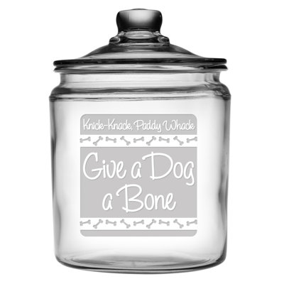 1.3 Lb. Glass Treat Jar Removable