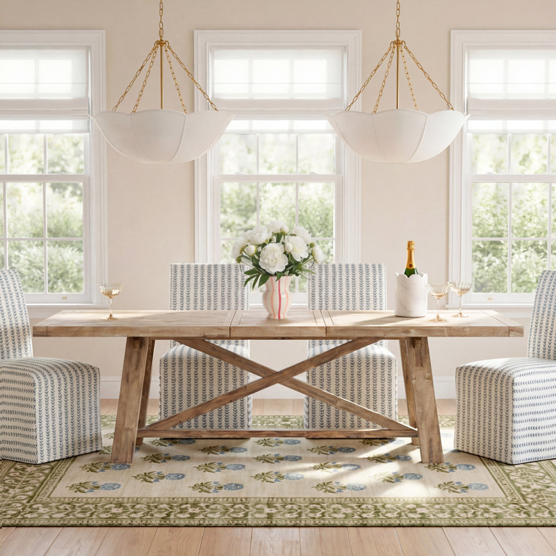 Bianca Extendable Dining Table, Weathered Natural