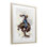 Cowboy Bar Sign Framed Print Under Glass, design by Jerry Cowherd