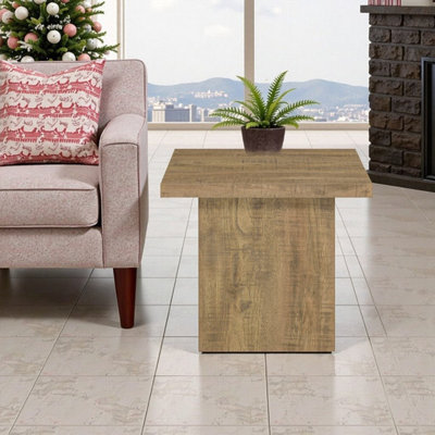 Modern Engineered Wood Square End Table