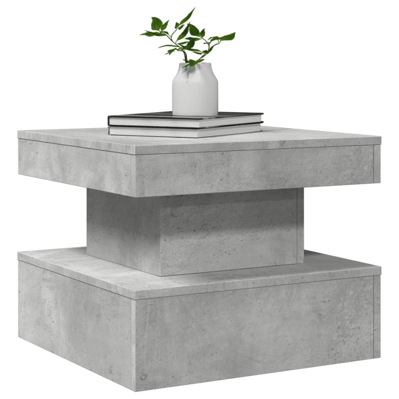 Catrena Block Coffee Table, Concrete Grey