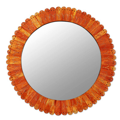 Zhora Glass Frame Mirror