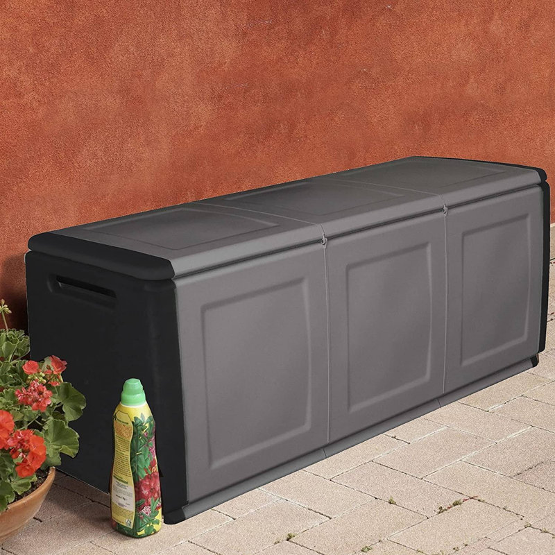 Polypropylene Multipurpose Container Trunk, Garage, 100% Made In Italy, 138X53H57 Cm, Grey