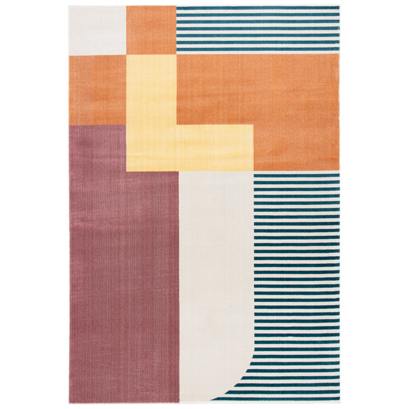 Tapis géométrique Horatio 300 Performance, Rectangle 4 pi x 6 pi