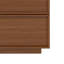 Table de chevet 18,9 po en bois avec 2 tiroirs-1230458326