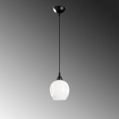 1 - Light Black Single Pendant