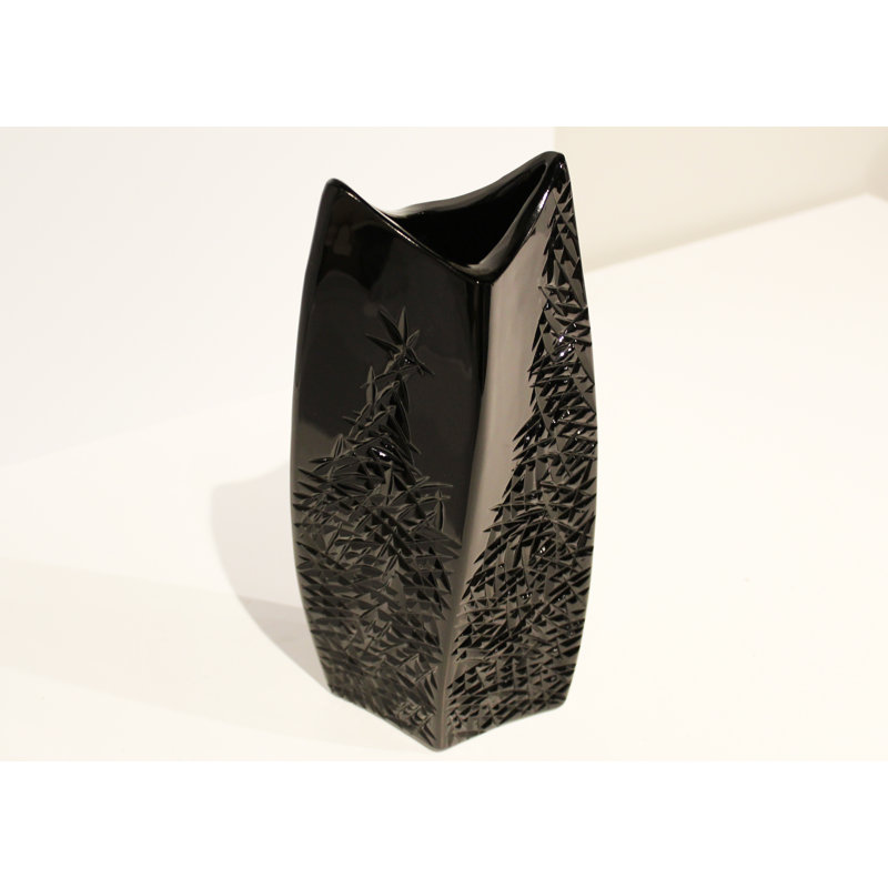 Raven Handmade Crystal Table Vase