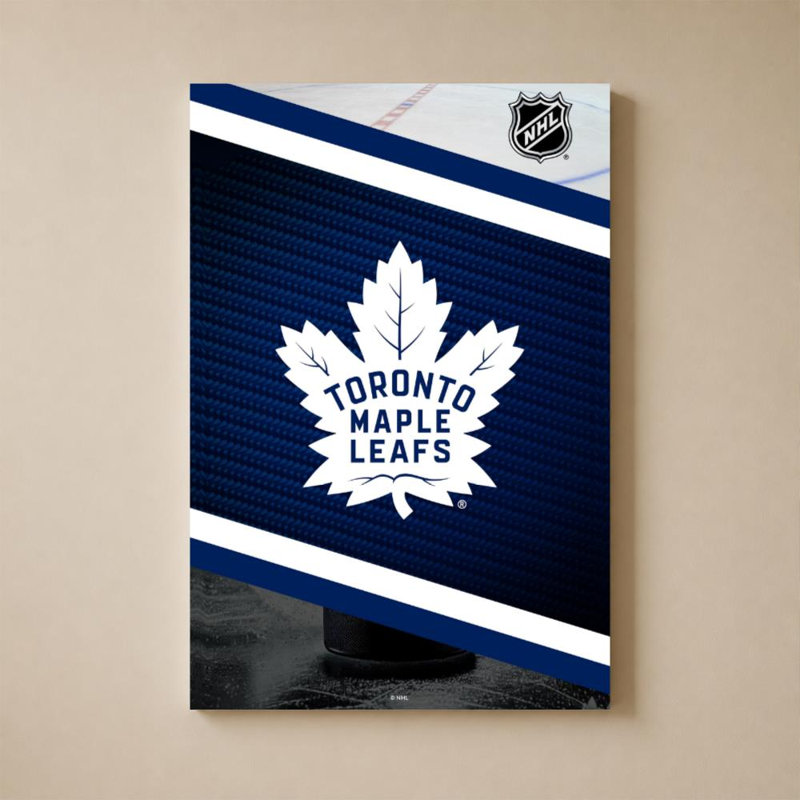 Décoration murale des Maple Leafs de Toronto (NHL), H 36 po x l 24 po, Wrapped Canvas, Does Not Apply