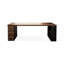 Bureaux rectangulaires en bois massif brun-107825187-107825188