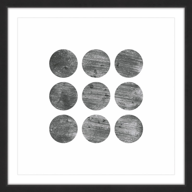 « align », reproduction d’art sur papier encadrée, H 32 po x l 32 po x P 1,5 po