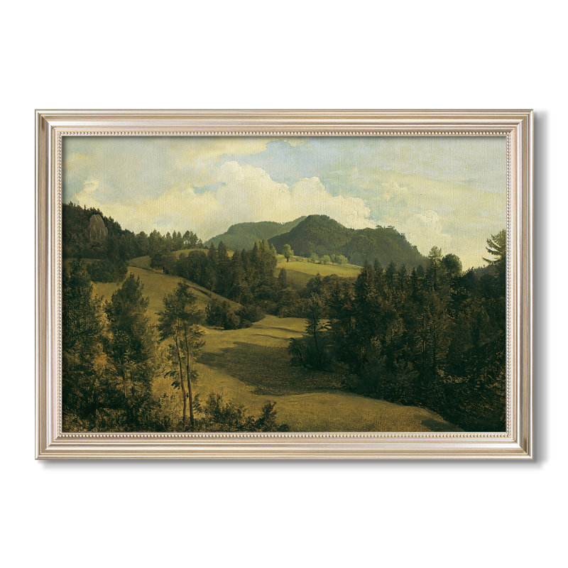 Paysage près de Miesenbach, v. 1830 - Frederic Gauermann - Toile encadrée sur mesure, 24x34 INNER SIZE, Framed Canvas
