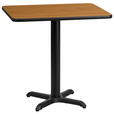 Jaramillo Rectangular Laminate Table Top with Standard or Bar Height Table Base