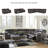 Planas 123'' Faux Leather Power Reclining Sofa-87463322