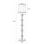 Blanc + tissu brun noisette + lampes sur pied sans fer-118036596-118036599