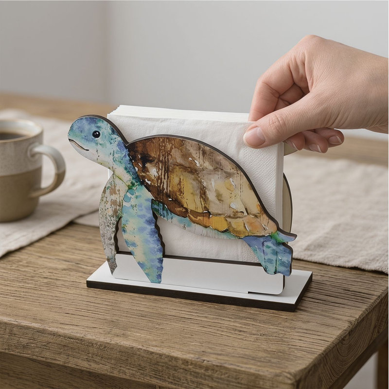 Serviette de table de cuisine en bois