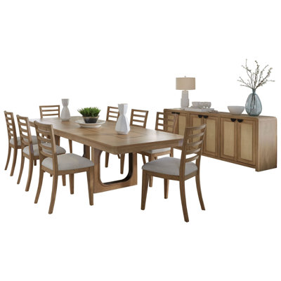 Pula 8 - Person Double Pedestal Dining Set
