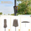 Parasol de terrasse 11x7Ft Double Face-875607729