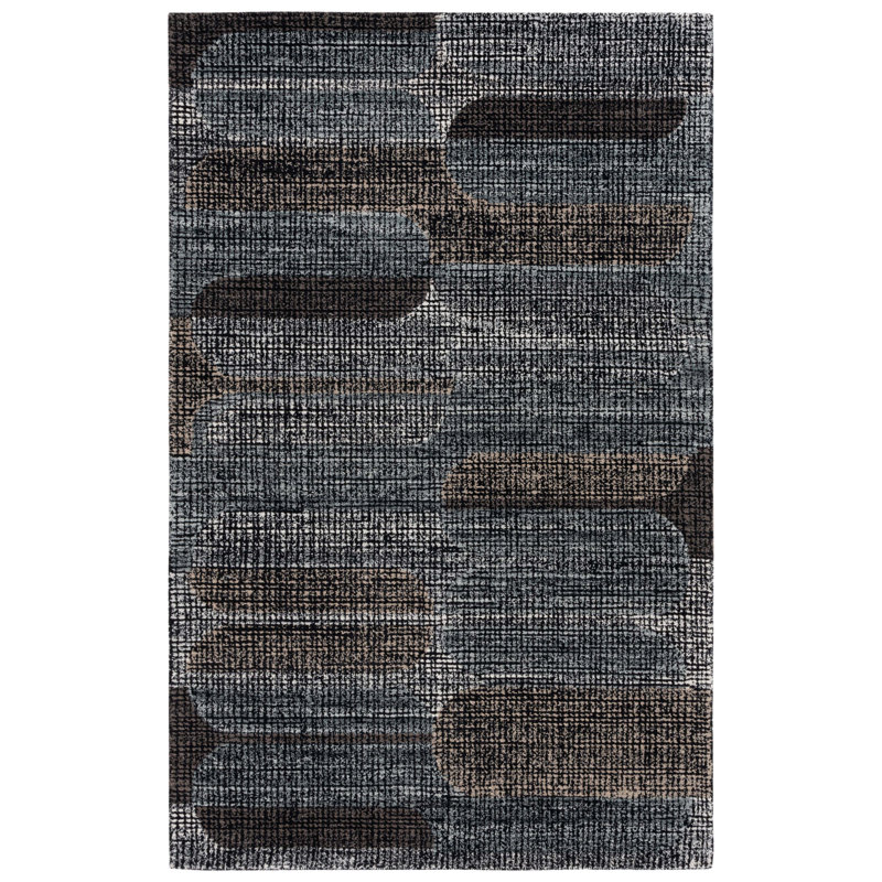 Tapis rectangulaire en laine Xamiera, Rectangle 6 pi x 9 pi