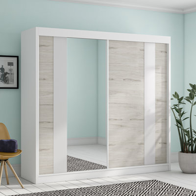 Gulledge 2 Door Manufactured Wood Wardrobe