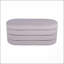 Banc avec rangement en velours