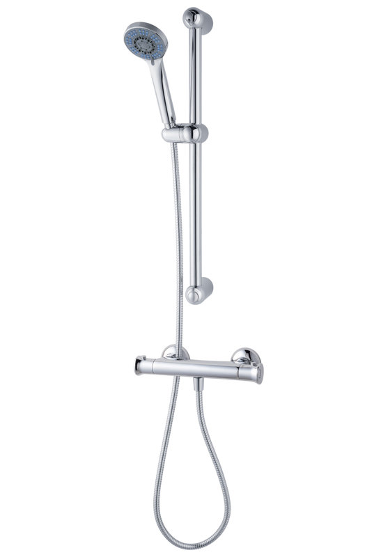  Thermostatic Shower with Slider Rail
