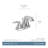 Moen Voss Centerset Bathroom Faucet with Drain Assembly-94342551
