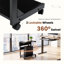 Chariot d'ordinateur à hauteur ajustable pour PC, table d'appoint avec roulettes, support à 2 niveaux-118662921