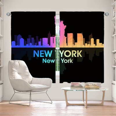 Deshala Room Darkening Curtains / Drapes Pair