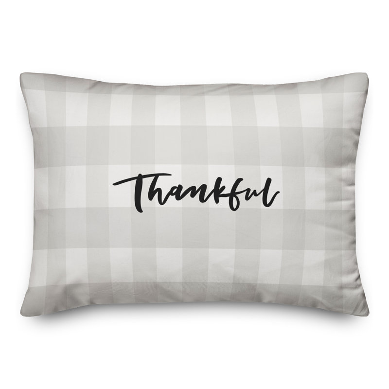 Plaid Throw Pillow