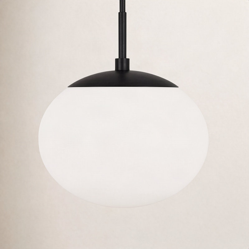 Luminaire suspendu sphérique 1 lumière Vibi, Fer vieilli