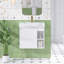 Meuble-lavabo mural simple 23,6 po avec comptoir en céramique-133699741