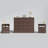 3 Pieces Bedroom Set, 9 Drawer Dresser And 2 Nightstands With Drawers-358649886