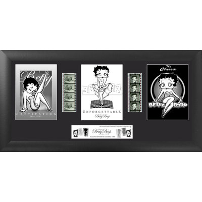 Betty Boop Trio FilmCell Presentation Framed MightyPrint Wall Decor