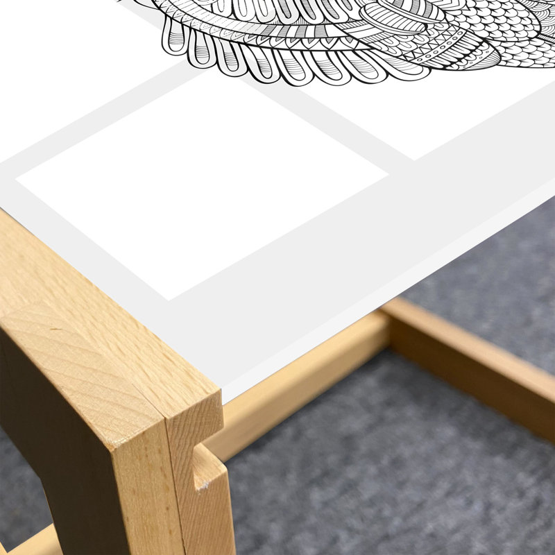 Jahleel Sled Coffee Table, 62cm H x 74cm W x 40cm D