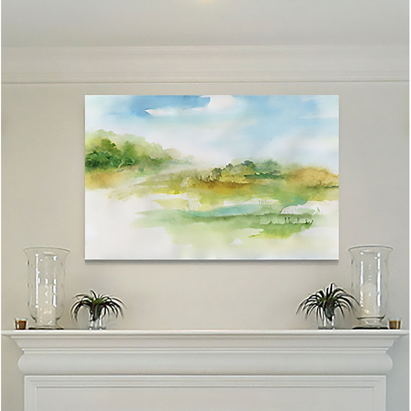 « rêvey highland », impression, H 32 po x l 48 po x P 1,5 po, Toile tendue