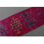 Tapis turc rose fabriqué à la main qui transforme votre couloir en un pays des merveilles rétro avec un décor bohémien