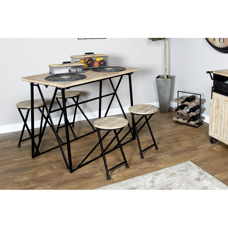 Ragsdale Solid Wood Top Trestle Dining Set