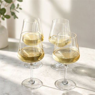 Plastic Wine Glasses Set of 4 (15oz)