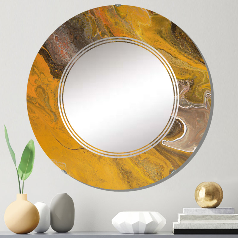 Circle Mirror, 24" x 24"