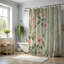 Motif floral rétro - Rideau de douche standard 1 pièce-1239691293