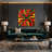 Hard Edge 4 Red Canvas Wall Art-499572957
