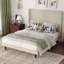 Cadre de lit pour tête de lit grand format - dossier beige de 54 po-67107734-67107736
