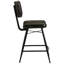 Chaise de comptoir rembourrée avec pieds en métal-16157406
